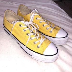 Yellow Platform Converses